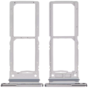 Replacement Dual Sim Card Tray Compatible For Samsung Galaxy Z Fold 6 (F956) (Premium) (Silver Shadow)