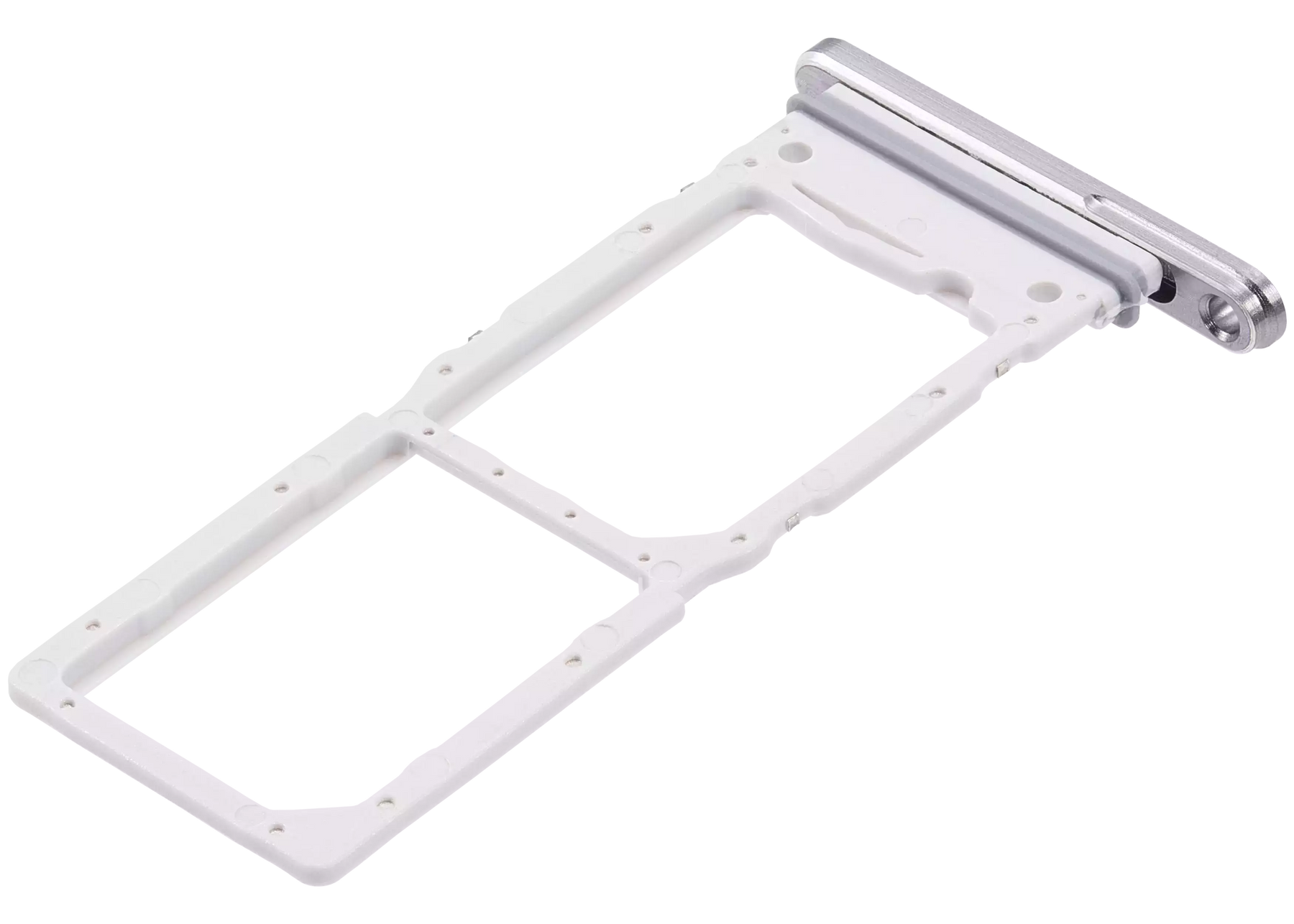 Replacement Dual Sim Card Tray Compatible For Samsung Galaxy Z Fold 6 (F956) (Premium) (Silver Shadow)