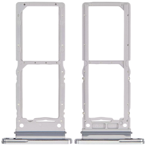 Dual Sim Card Tray Compatible For Samsung Galaxy Z Fold 6 Replacement (F956) (Premium) (White)