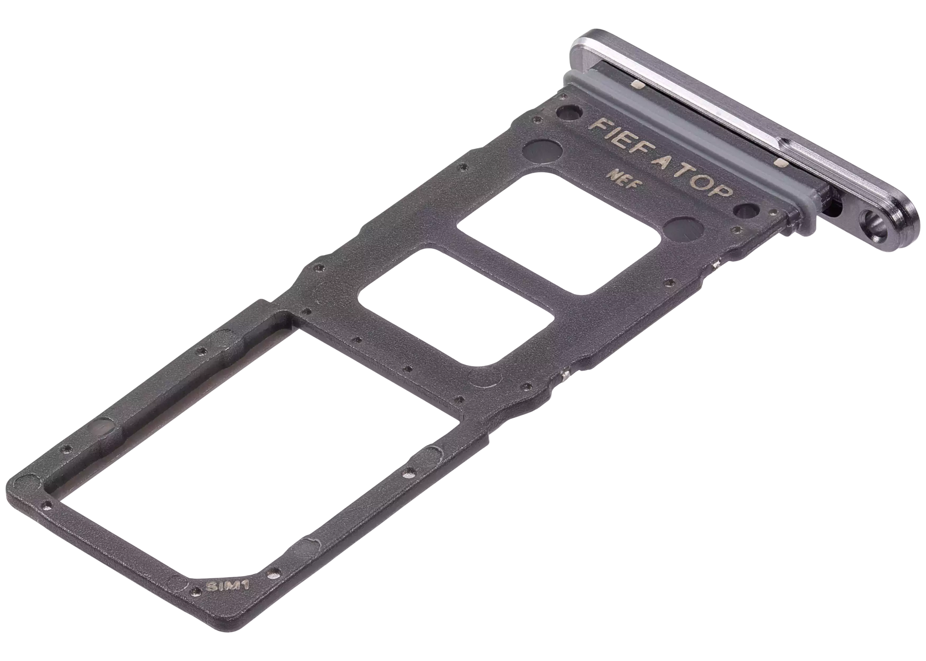 Replacement Single Sim Card Tray Compatible For Samsung Galaxy Z Fold 6 (F956) (Premium) (Silver Shadow)