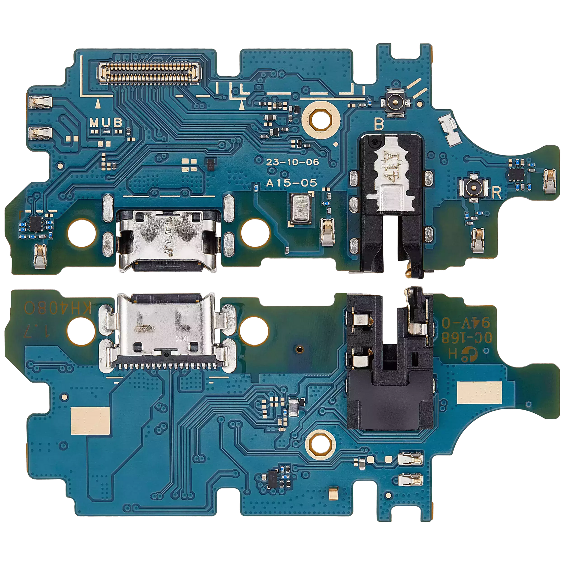 Charging Port Board With Headphone Jack Compatible For Samsung Galaxy A15 (A155 / 2023) / A15 5G (A156 / 2023) (US Version) (Premium)