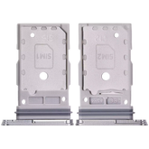 Dual Sim Card Tray Compatible For Samsung Galaxy S24 FE 5G Replacement  (Premium) (Gray)