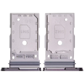 Dual Sim Card Tray Compatible For Samsung Galaxy S24 FE 5G  Replacement (Premium) (Graphite)