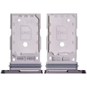 Dual Sim Card Tray Compatible For Samsung Galaxy S24 FE 5G  Replacement (Premium) (Graphite)