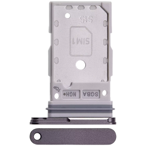 Dual Sim Card Tray Compatible For Samsung Galaxy S24 FE 5G  Replacement (Premium) (Graphite)