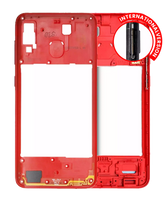 Mid-Frame Housing Compatible For Samsung Galaxy A20 (A205 / 2019) (International Version) (Red)