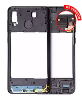 Mid-Frame Housing Compatible For Samsung Galaxy A20 (A205 / 2019) (US Version) (Black)