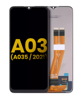 LCD Assembly Without Frame Compatible For Samsung Galaxy A03 (A035 / 2021) (Refurbished) (All Colors)