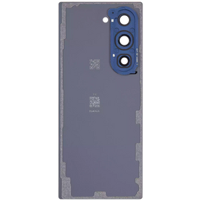 Back Cover Glass With Camera Lens Compatible For Samsung Galaxy Z Fold 6 5G (Aftermarket Plus) (Navy)
