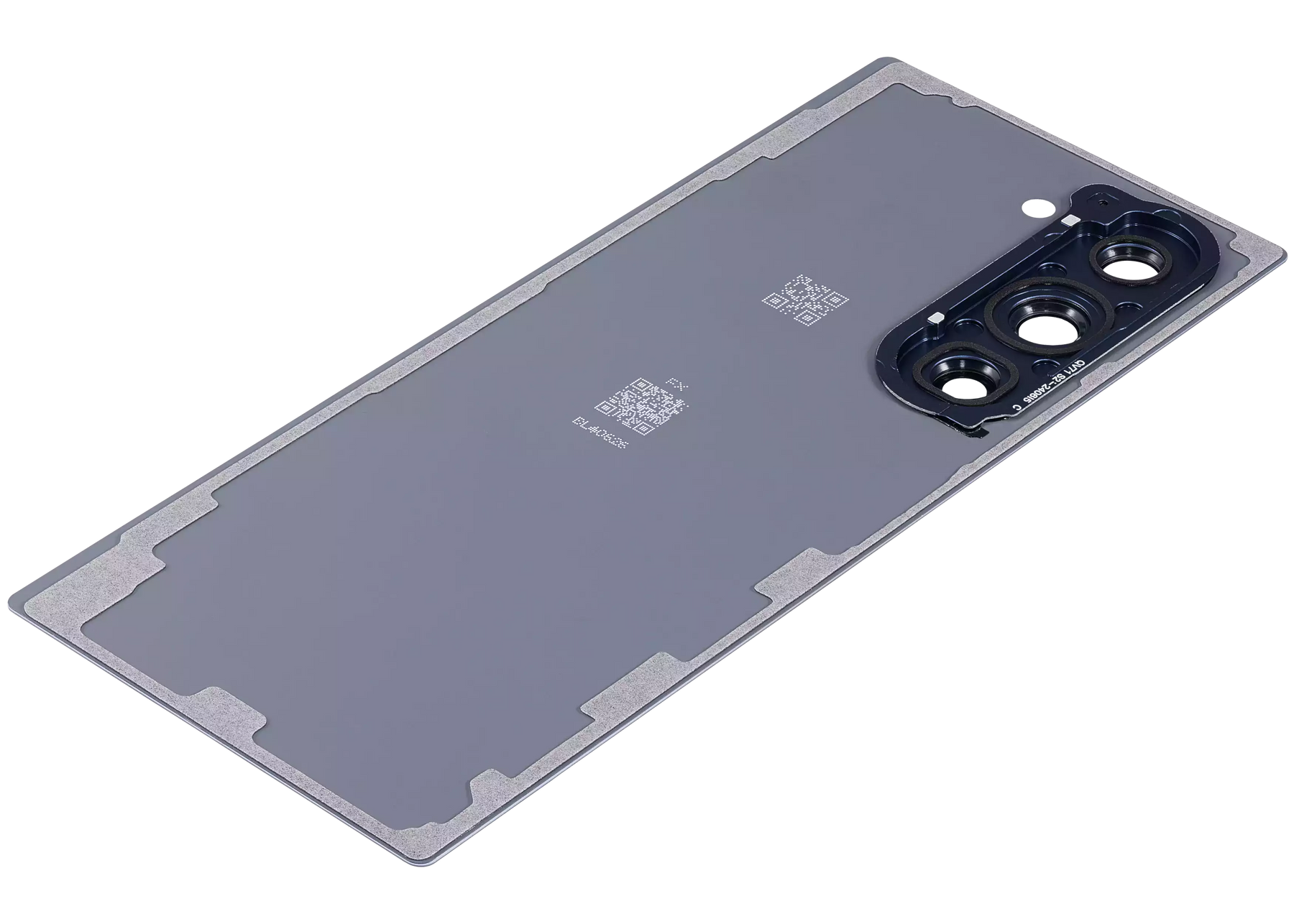 Back Cover Glass With Camera Lens Compatible For Samsung Galaxy Z Fold 6 5G Replacement (Vemake) (Navy)