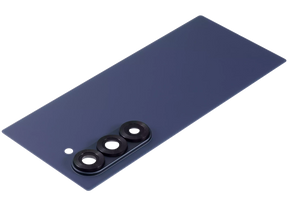 Back Cover Glass With Camera Lens Compatible For Samsung Galaxy Z Fold 6 5G Replacement (Vemake) (Navy)
