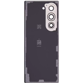 Back Cover Glass With Camera Lens Compatible For Samsung Galaxy Z Fold 6 5G (Aftermarket Plus) (Pink)