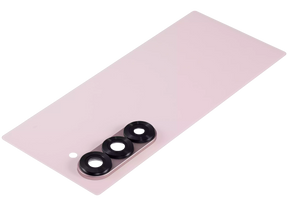 Back Cover Glass With Camera Lens Compatible For Samsung Galaxy Z Fold 6 5G (Aftermarket Plus) (Pink)