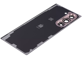 Back Cover Glass With Camera Lens Compatible For Samsung Galaxy Z Fold 6 5G (vemake) (Pink)