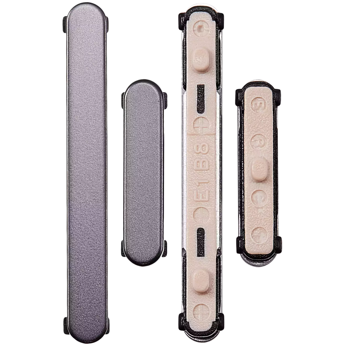 Hard Buttons (Power / Volume) Compatible For Samsung Galaxy S24 5G / 24 Plus 5G (Premium) (Onyx Black)