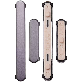 Hard Buttons (Power / Volume) Compatible For Samsung Galaxy S24 5G / 24 Plus 5G (Premium) (Onyx Black)