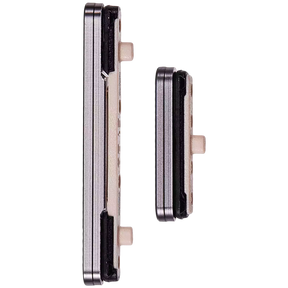 Hard Buttons (Power / Volume) Compatible For Samsung Galaxy S24 5G / 24 Plus 5G (Premium) (Onyx Black)