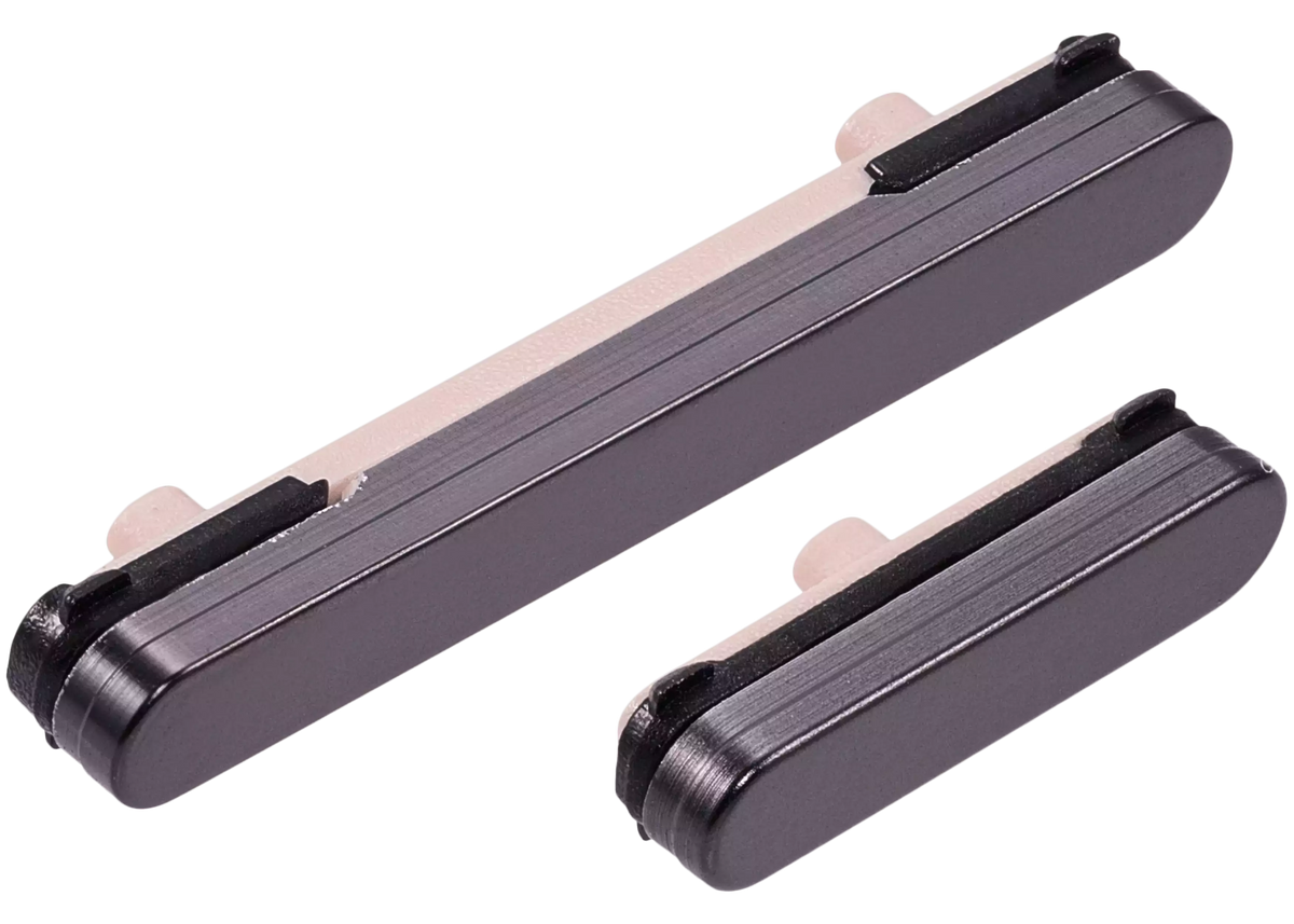 Hard Buttons (Power / Volume) Compatible For Samsung Galaxy S24 5G / 24 Plus 5G (Premium) (Onyx Black)