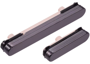 Hard Buttons (Power / Volume) Compatible For Samsung Galaxy S24 5G / 24 Plus 5G (Premium) (Onyx Black)