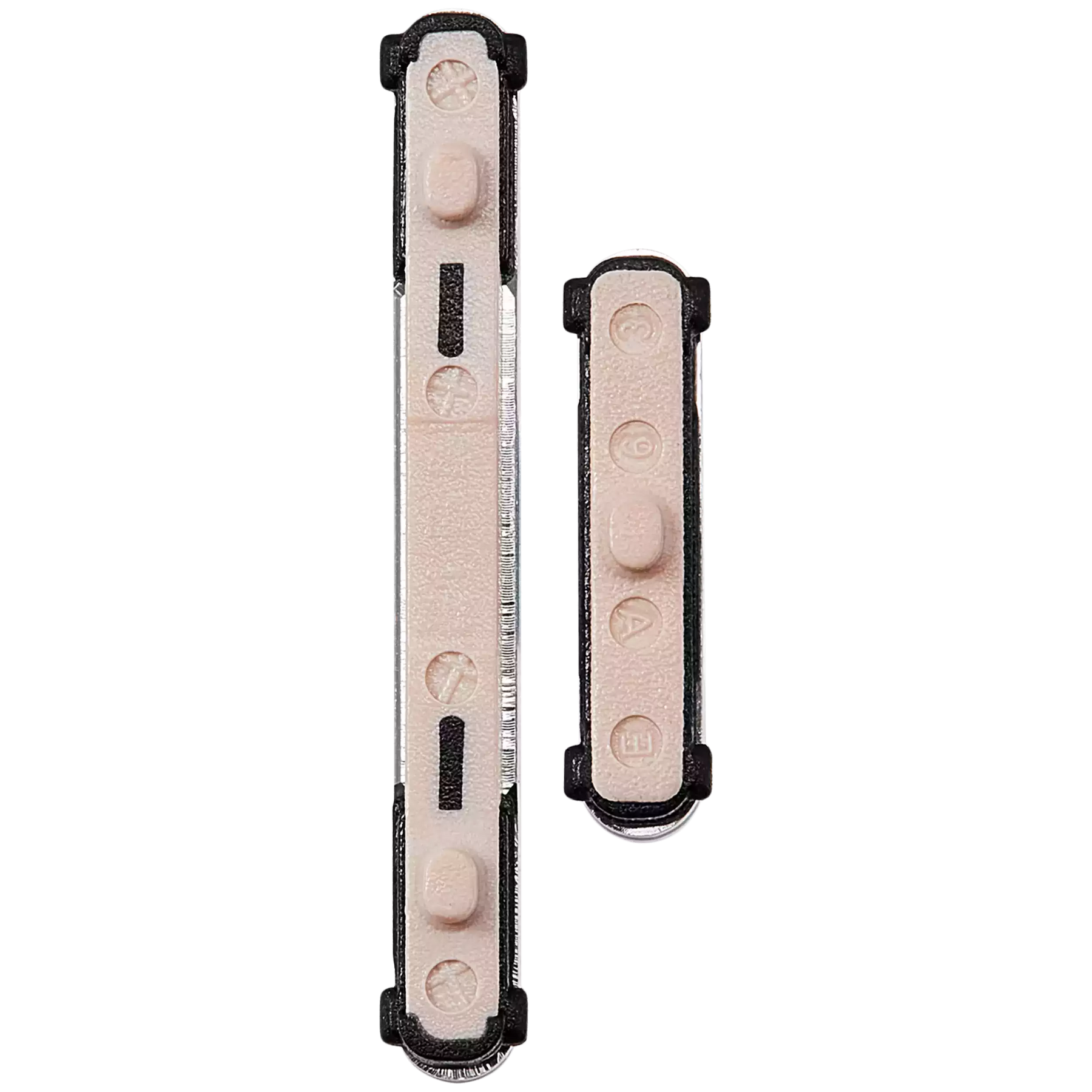 Hard Buttons (Power / Volume) Compatible For Samsung Galaxy S24 5G / 24 Plus 5G (Premium) (Marble Grey)