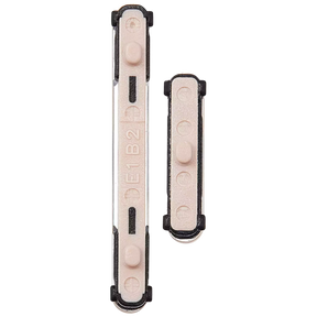 Hard Buttons (Power / Volume) Compatible For Samsung Galaxy S24 5G / 24 Plus 5G (Premium) (Amber Yellow)