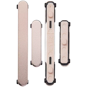 Hard Buttons (Power / Volume) Compatible For Samsung Galaxy S24 5G / 24 Plus 5G (Premium) (Amber Yellow)