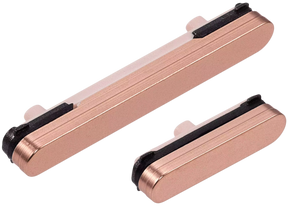 Hard Buttons (Power / Volume) Compatible For Samsung Galaxy S24 5G / 24 Plus 5G (Premium) (Sandstone Orange)