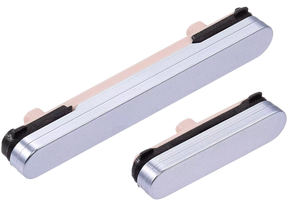 Hard Buttons (Power / Volume) Compatible For Samsung Galaxy S24 5G / 24 Plus 5G (Premium) (Sapphire Blue)