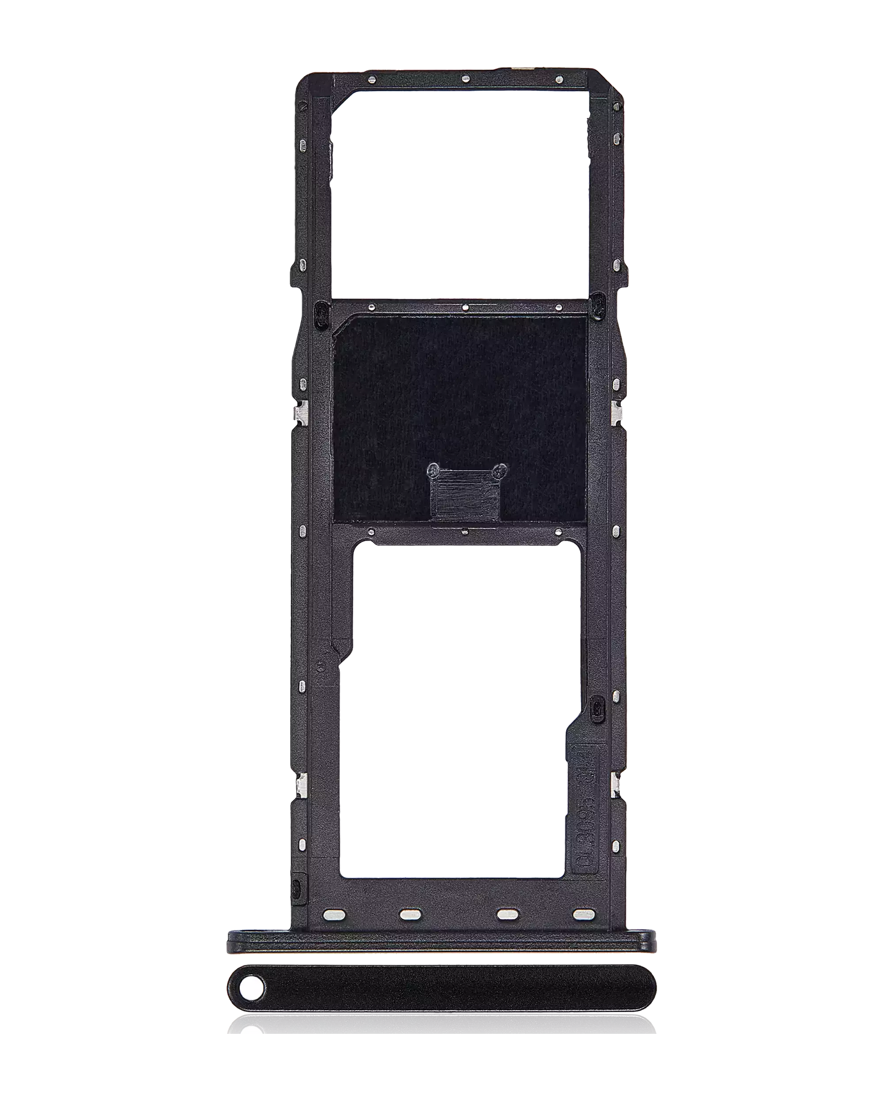 Single Sim Card Tray Compatible For Samsung Galaxy A03S (A037F / 2021) (Black)
