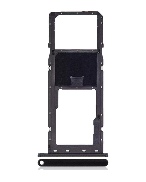 Single Sim Card Tray Compatible For Samsung Galaxy A03S (A037F / 2021) (Black)