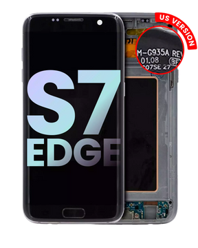Replacement OLED Assembly With Frame Compatible For Samsung Galaxy S7 Edge G935A (US Version) (Service Pack) (Black)