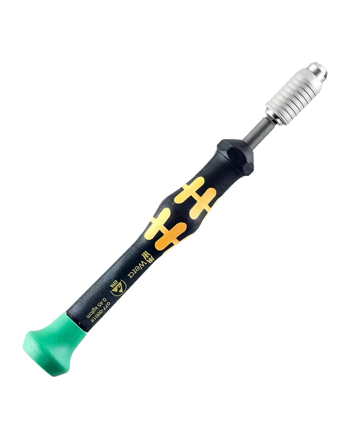 Wera Torque Screwdriver Micro ESD Kit (0.45 kgf cm) (Green) (OEM Service Tools)