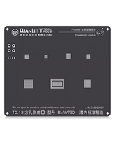 3D Power Logic iBlack Stencil Compatible For iPhone 6 (BMW730) (Qianli)