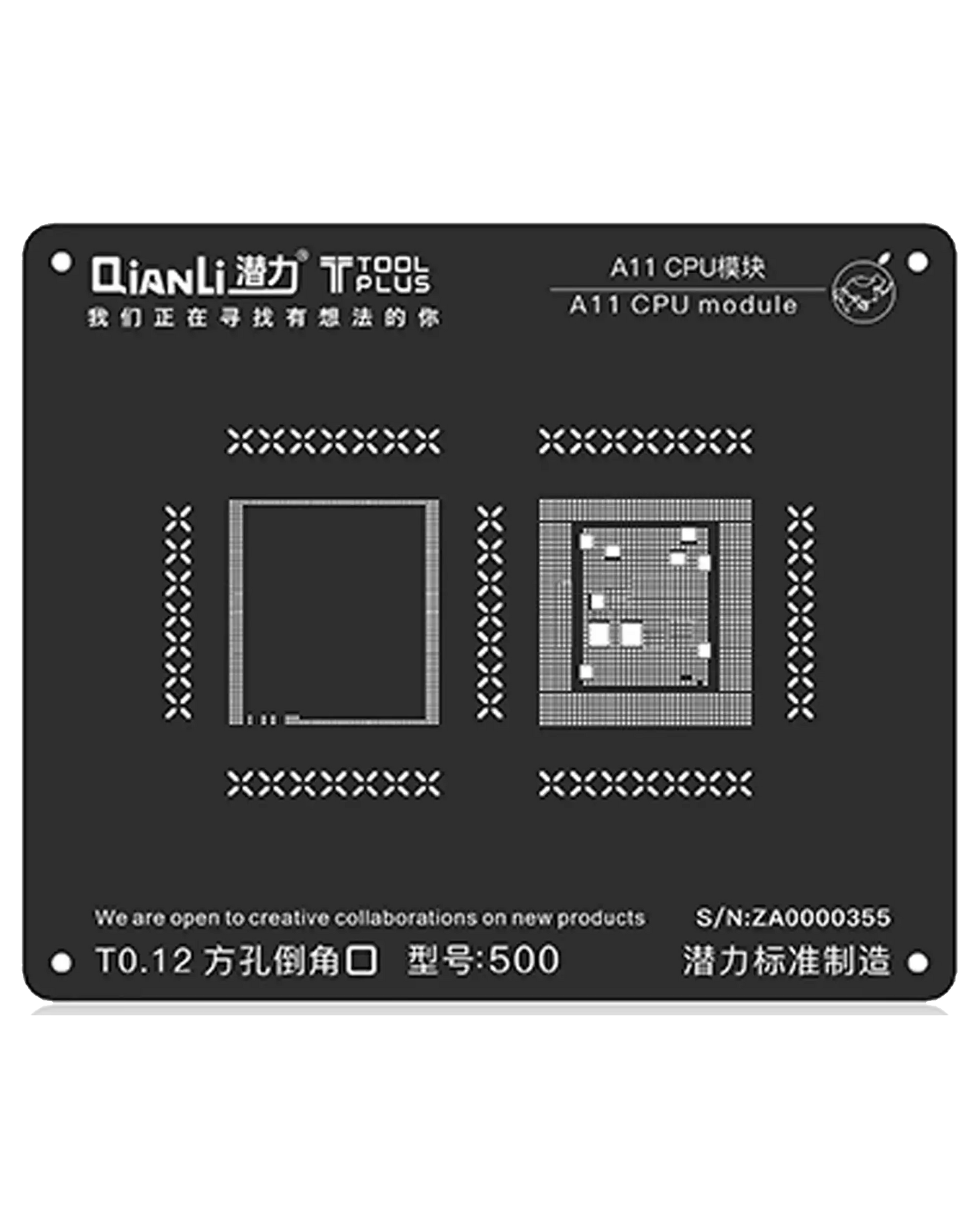 A11 S500 iBlack Stencil (2D) (Qianli)