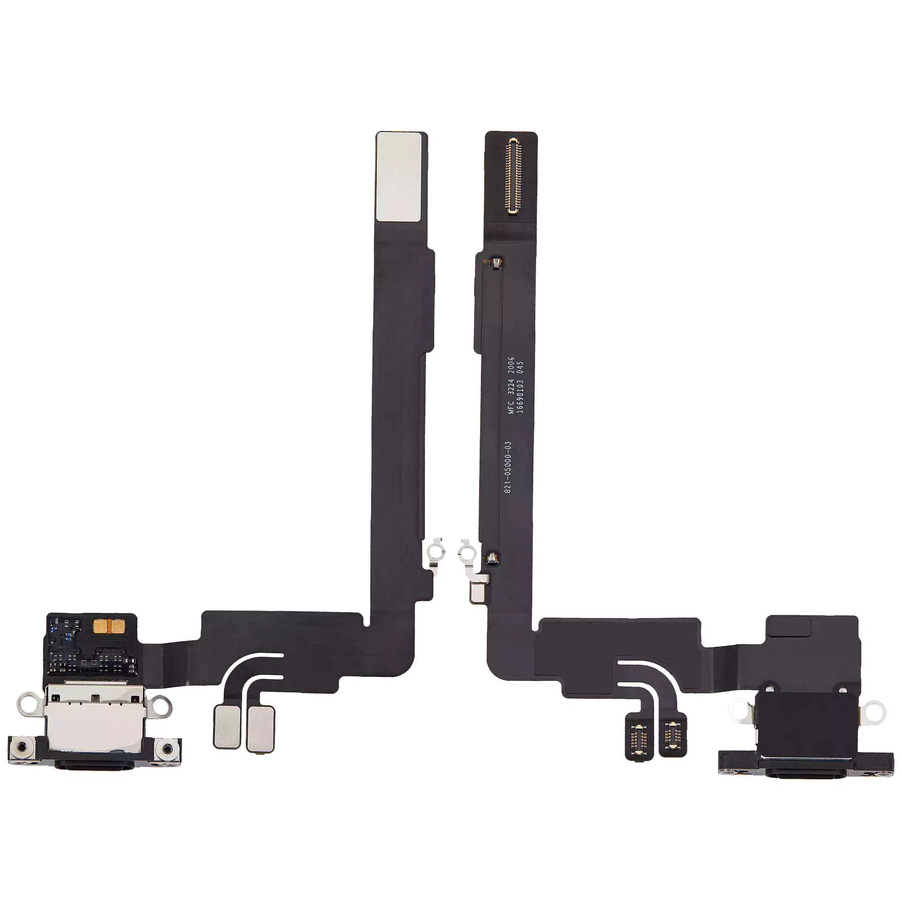 Charging Port Flex Cable Compatible For iPhone 16 Pro Max (Premium) (Black Titanium)