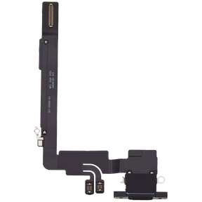 Charging Port Flex Cable Compatible For iPhone 16 Pro Max (Premium) (Black Titanium)