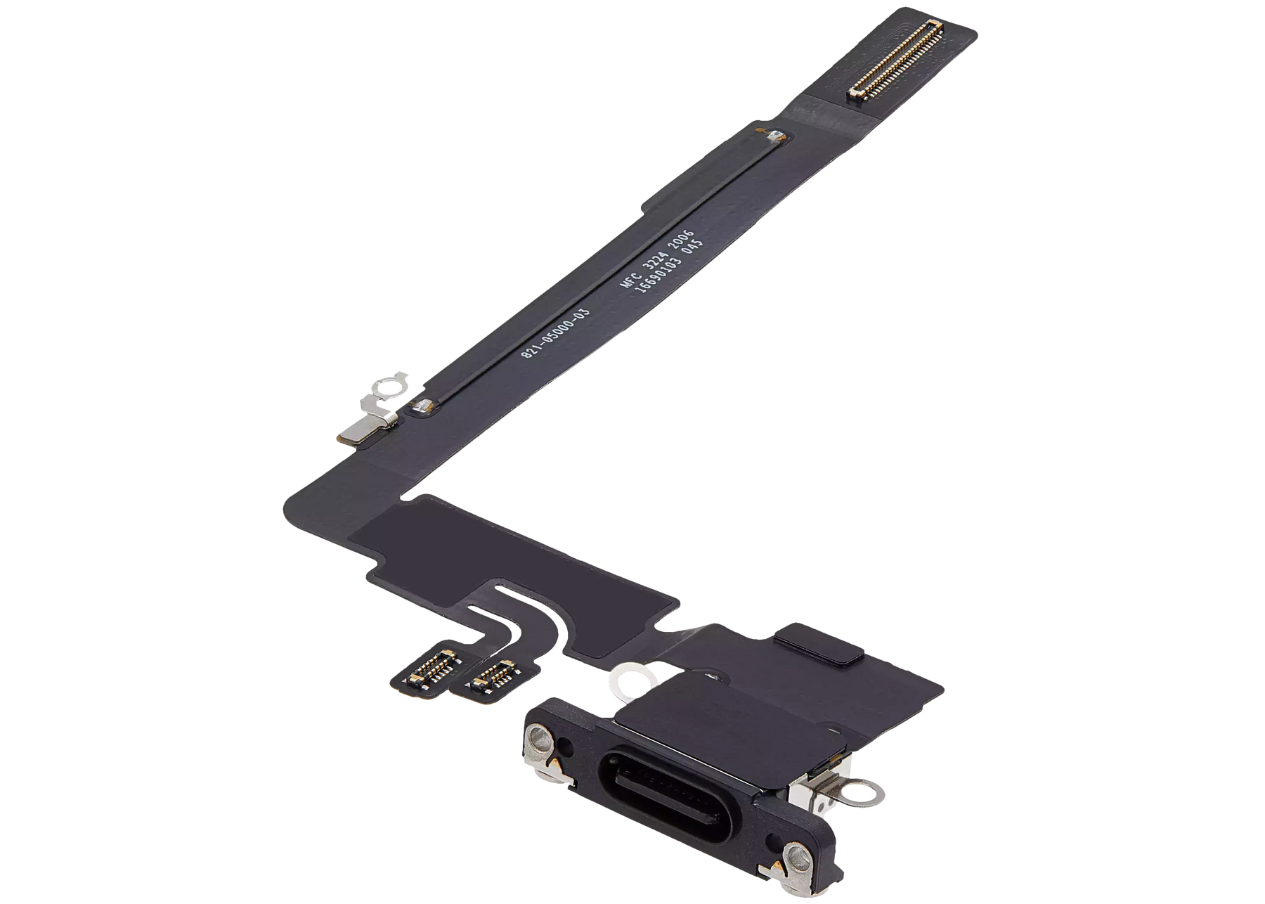 Charging Port Flex Cable Compatible For iPhone 16 Pro Max (Premium) (Black Titanium)