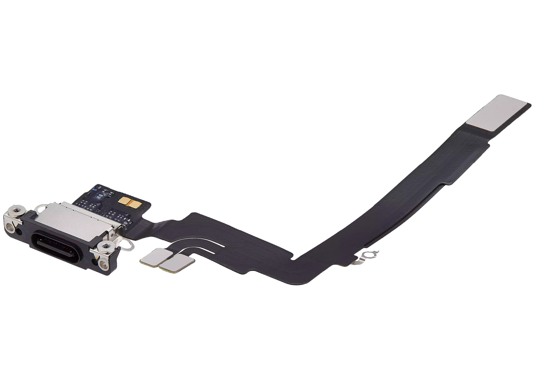 Charging Port Flex Cable Compatible For iPhone 16 Pro Max (Premium) (Black Titanium)