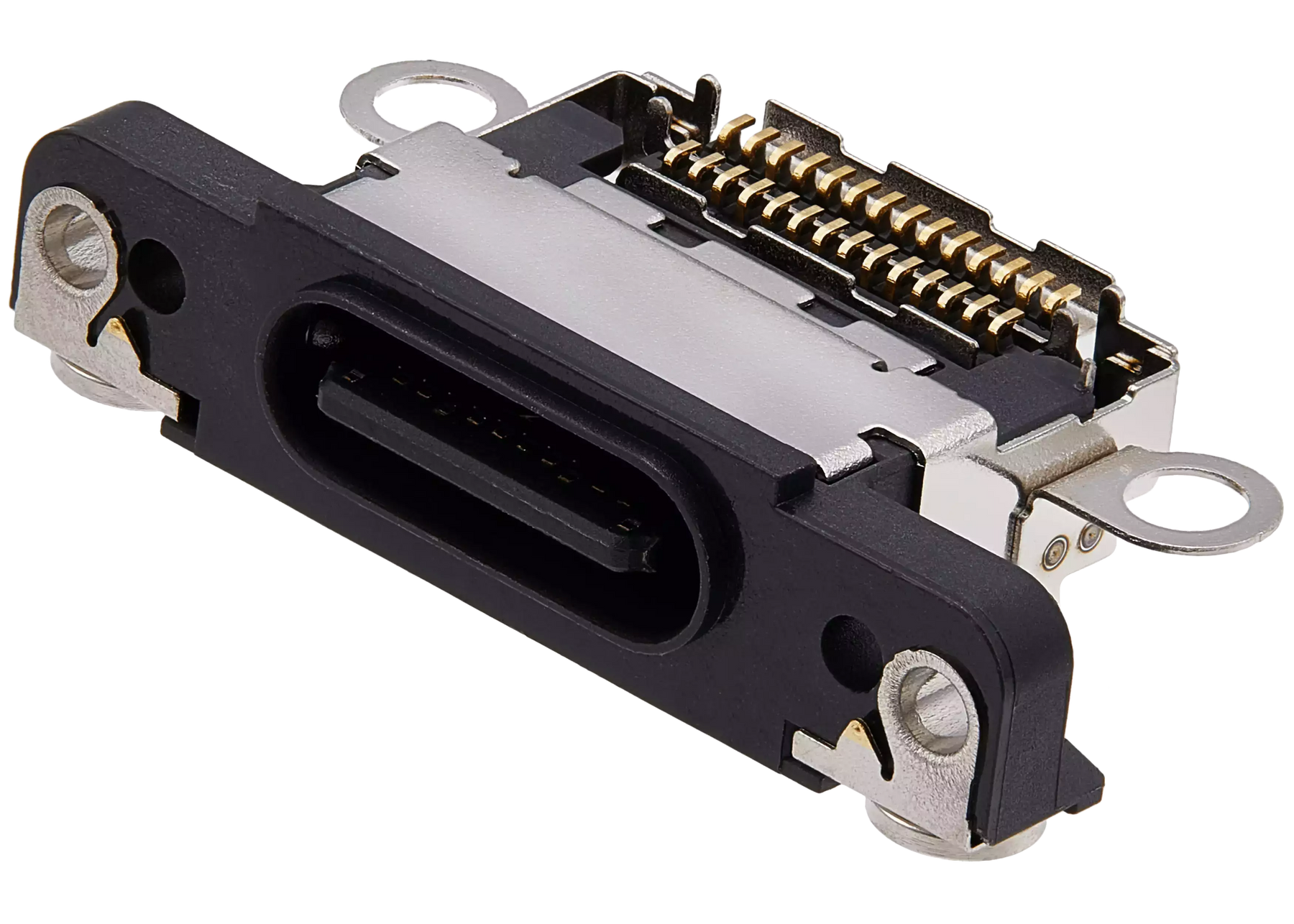 Charging Port Only Compatible For iPhone 16 Pro / 16 Pro Max (Black Titanium) (10 Pack)