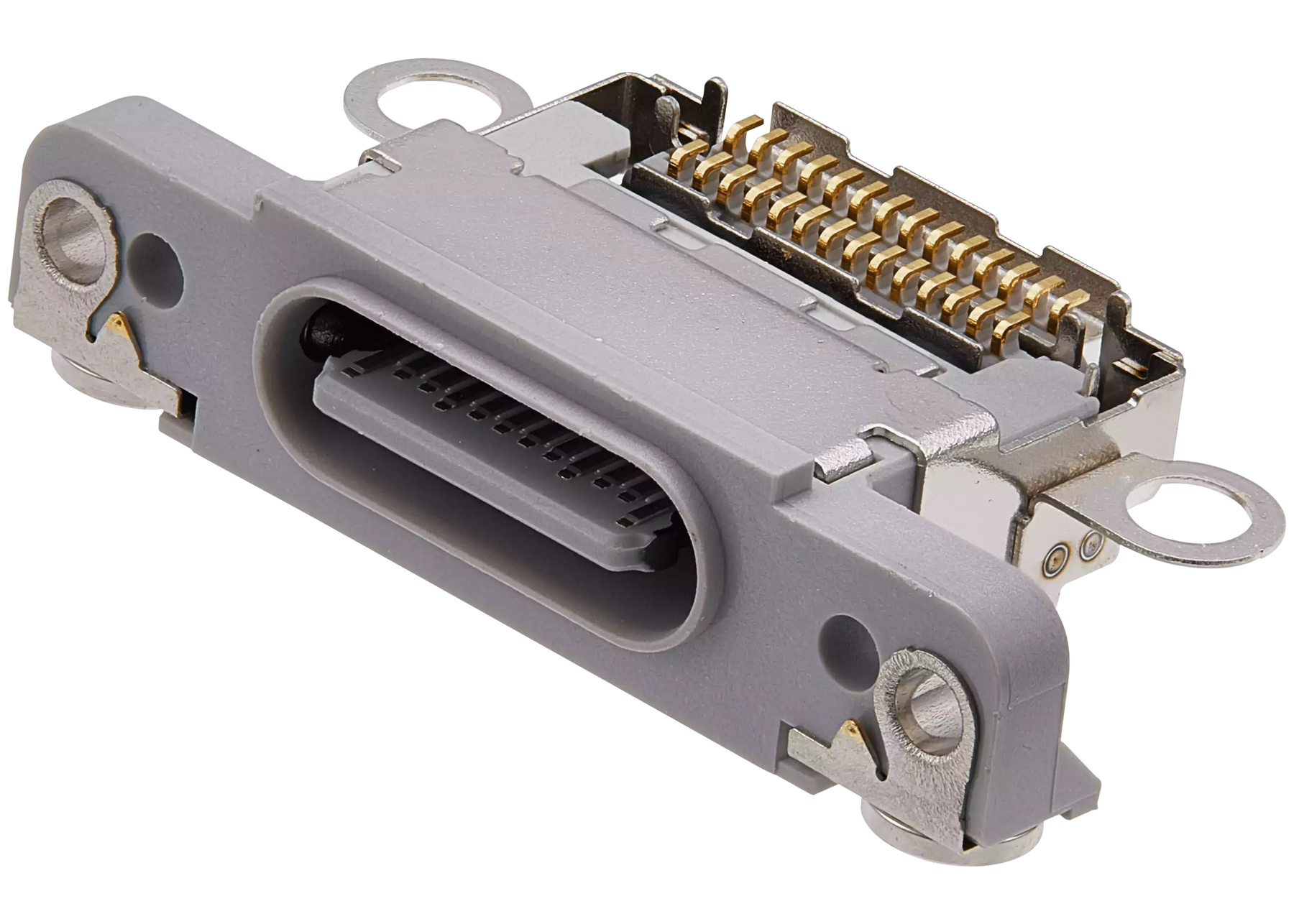 Charging Port Only Compatible For iPhone 16 Pro / 16 Pro Max (White Titanium) (10 Pack)