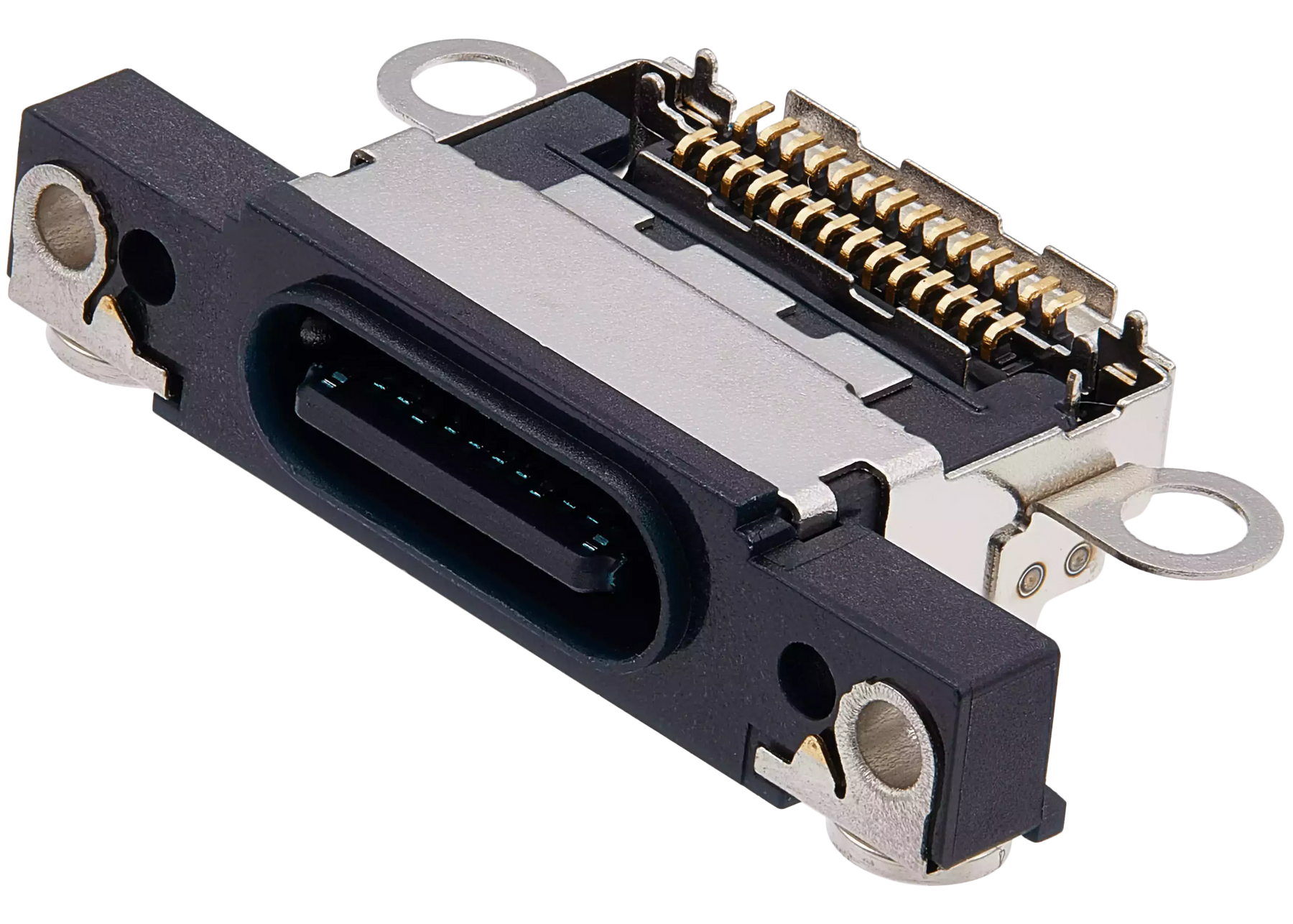 Charging Port Only Compatible For iPhone 16 / 16 Plus (Black) (10 Pack)