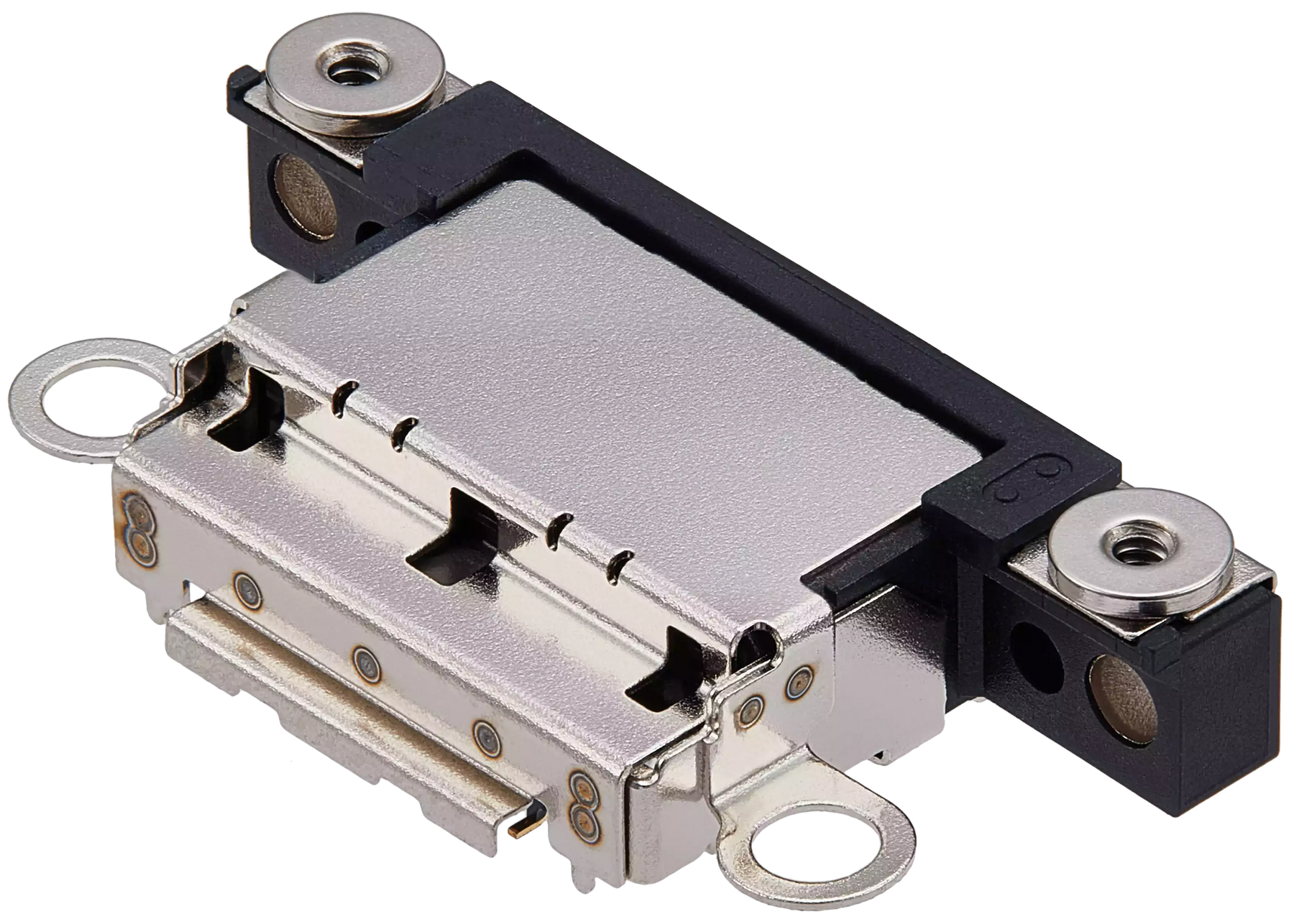 Charging Port Only Compatible For iPhone 16 / 16 Plus (Black) (10 Pack)