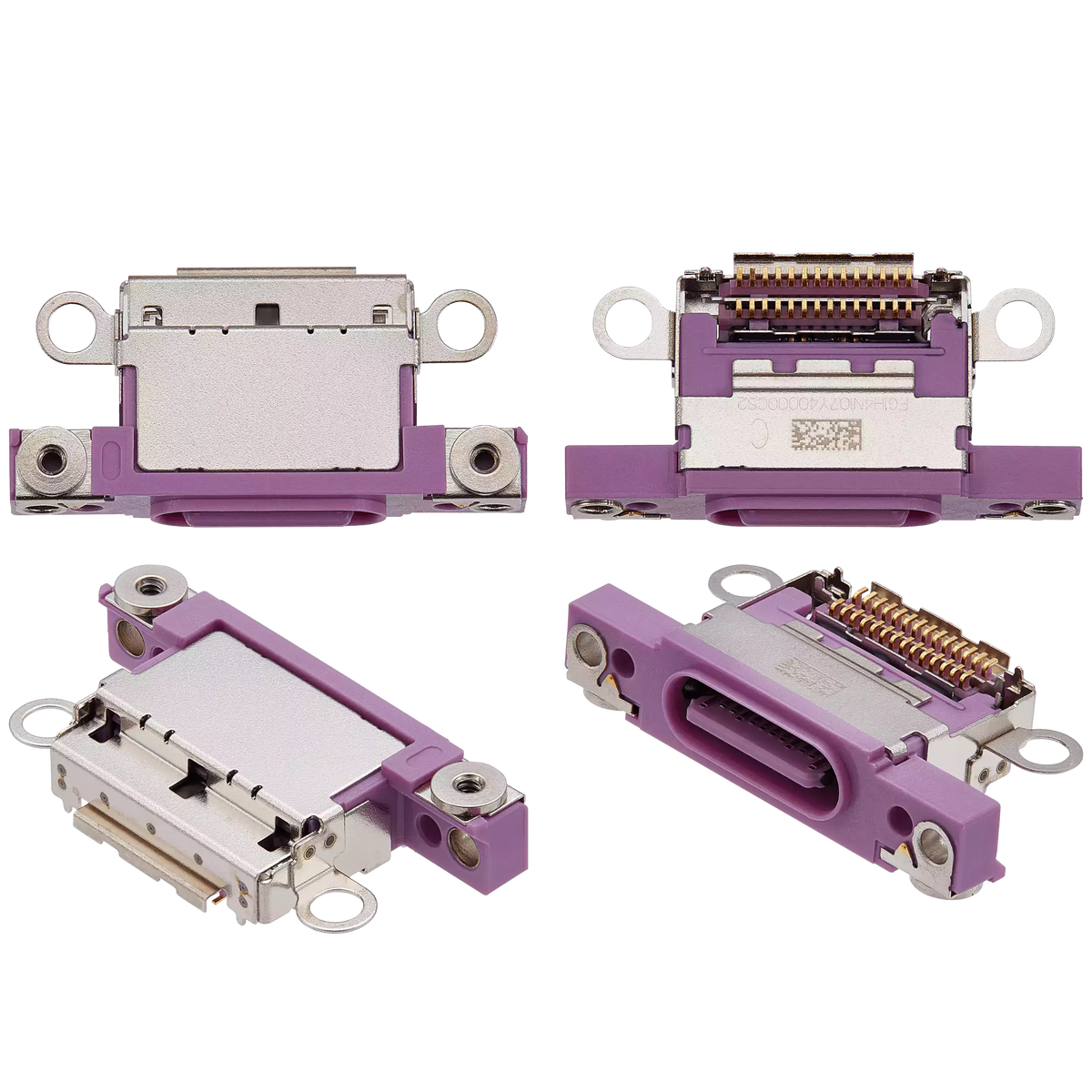 Charging Port Only Compatible For iPhone 16 / 16 Plus (Pink) (10 Pack)