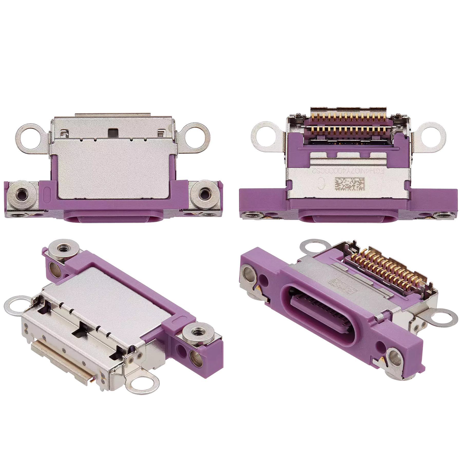 Charging Port Only Compatible For iPhone 16 / 16 Plus (Pink) (10 Pack)