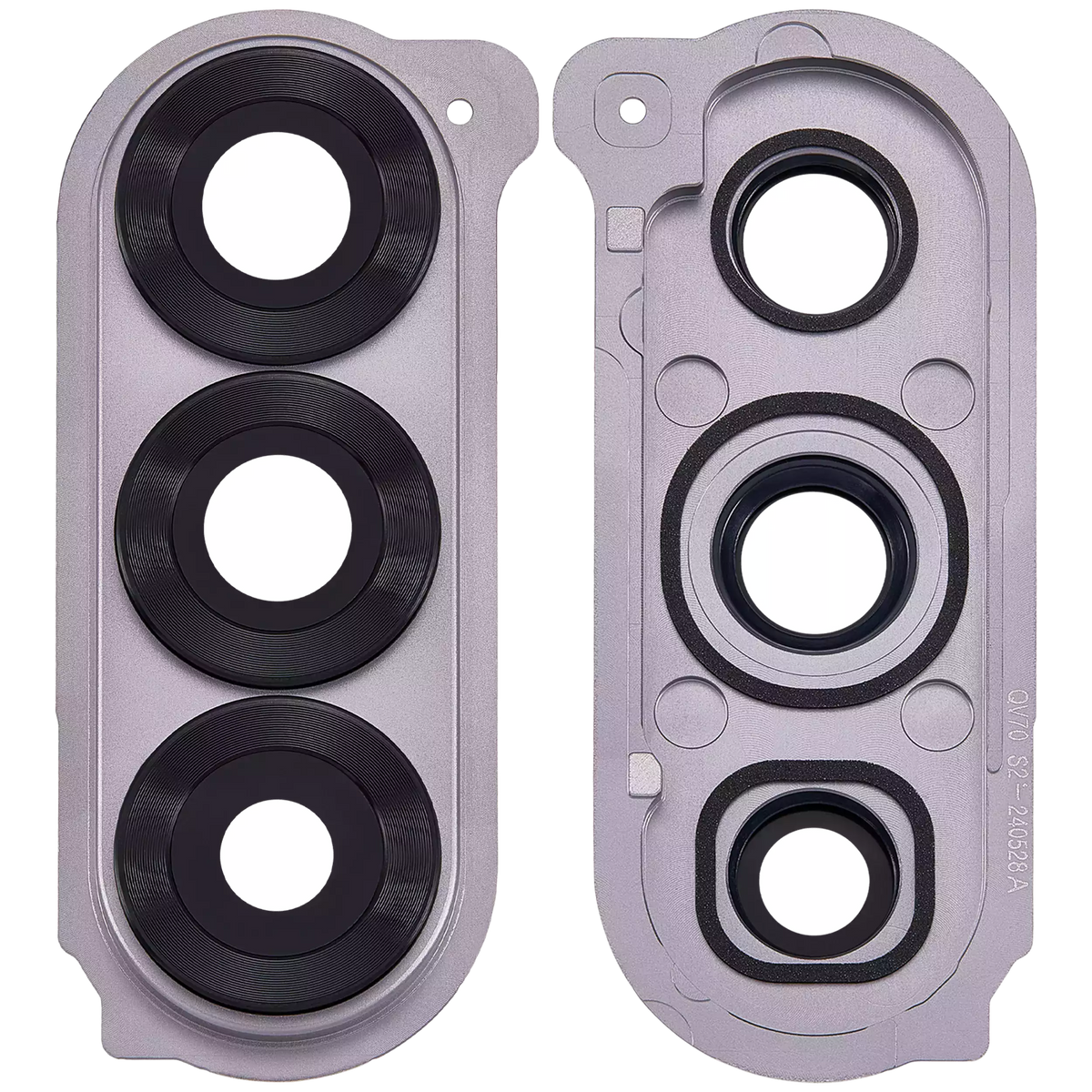 Back Camera Lens With Cover Bezel Ring Compatible For Samsung Galaxy Z Fold 6 5G Replacement  (Premium) (Silver Shadow)