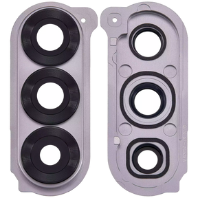 Back Camera Lens With Cover Bezel Ring Compatible For Samsung Galaxy Z Fold 6 5G Replacement  (Premium) (Silver Shadow)