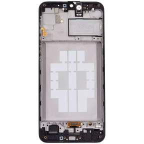 OLED Assembly With Frame Compatible For Samsung Galaxy M21 (M215 / 2020) / M30 (M305 / 2019) (Refurbished) (Black)