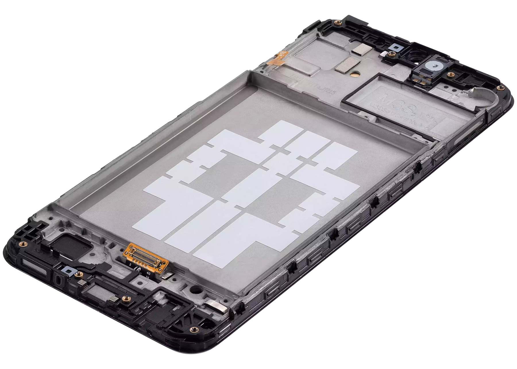 OLED Assembly With Frame Compatible For Samsung Galaxy M21 (M215 / 2020) / M30 (M305 / 2019) (Refurbished) (Black)