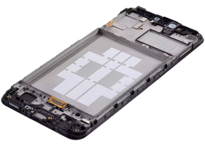 OLED Assembly With Frame Compatible For Samsung Galaxy M21 (M215 / 2020) / M30 (M305 / 2019) (Refurbished) (Black)