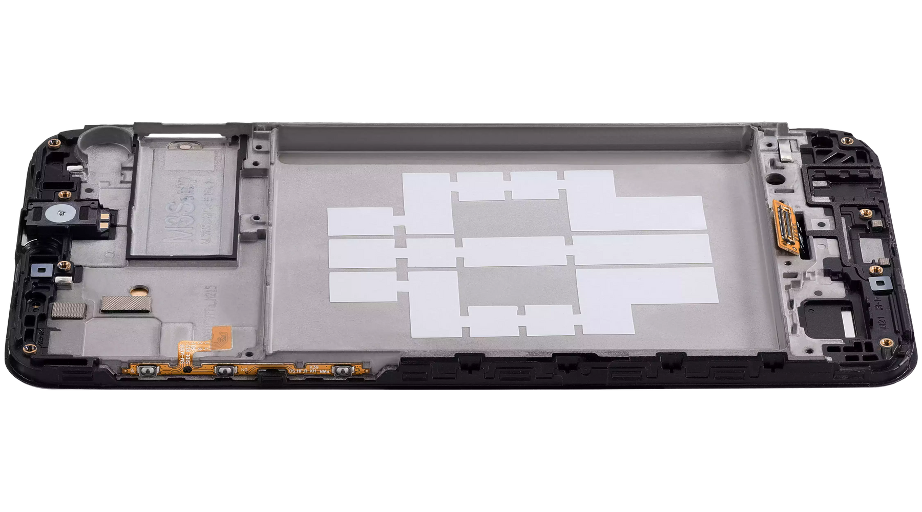 OLED Assembly With Frame Compatible For Samsung Galaxy M21 (M215 / 2020) / M30 (M305 / 2019) (Refurbished) (Black)